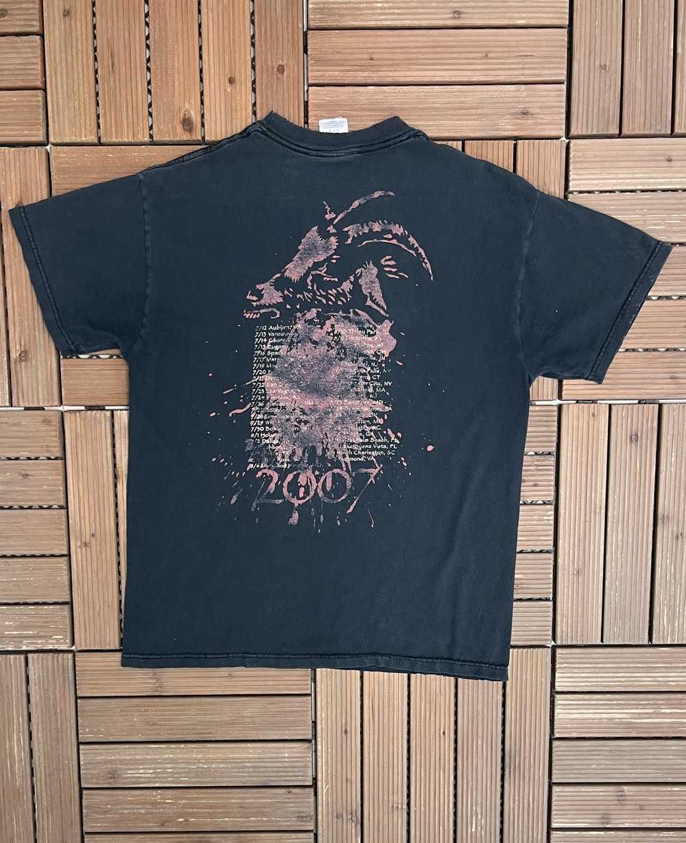 Vintage Lamb Of God Vintage Y2K Black T-Shirt Tee - image 4