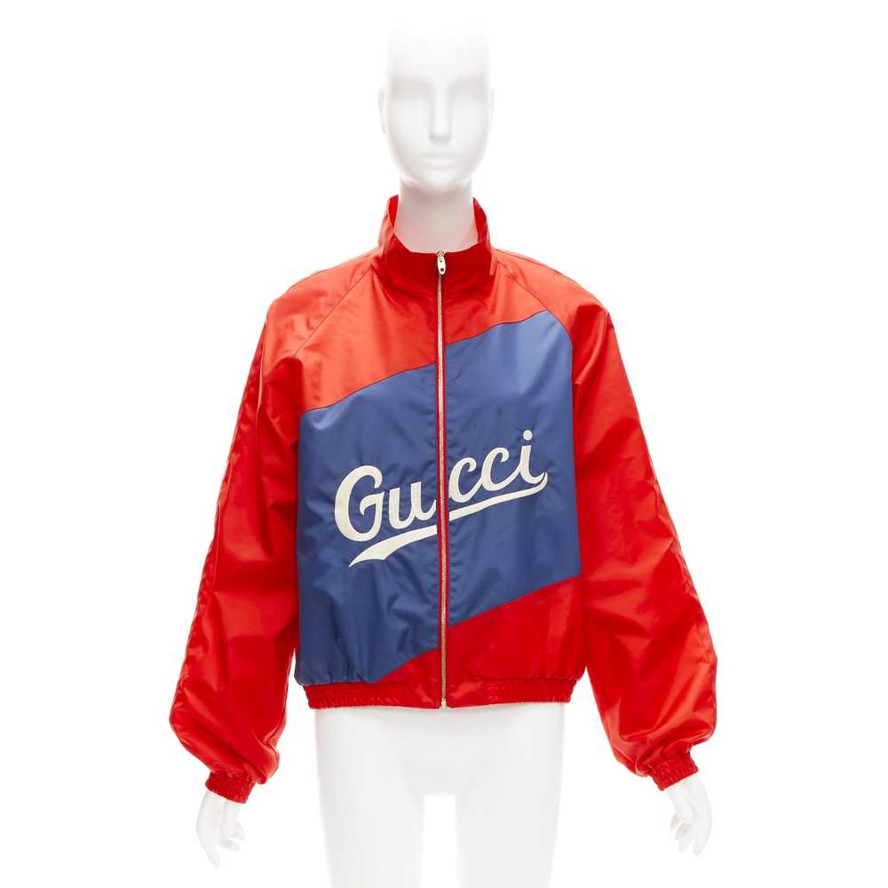Gucci GUCCI 2020 Script logo red blue nylon track… - image 10