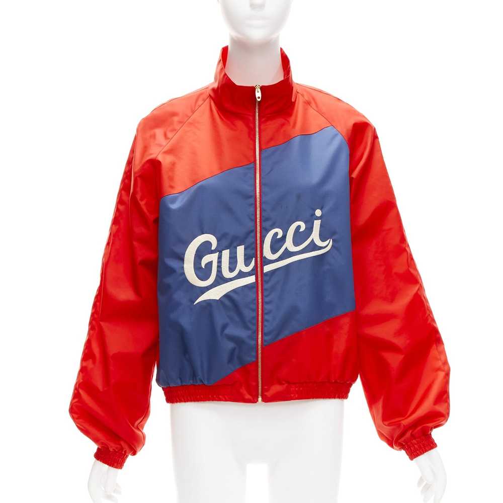 Gucci GUCCI 2020 Script logo red blue nylon track… - image 1