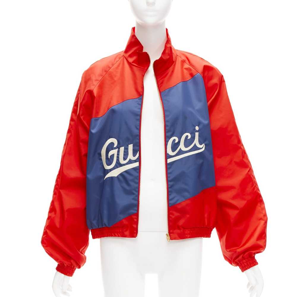 Gucci GUCCI 2020 Script logo red blue nylon track… - image 3