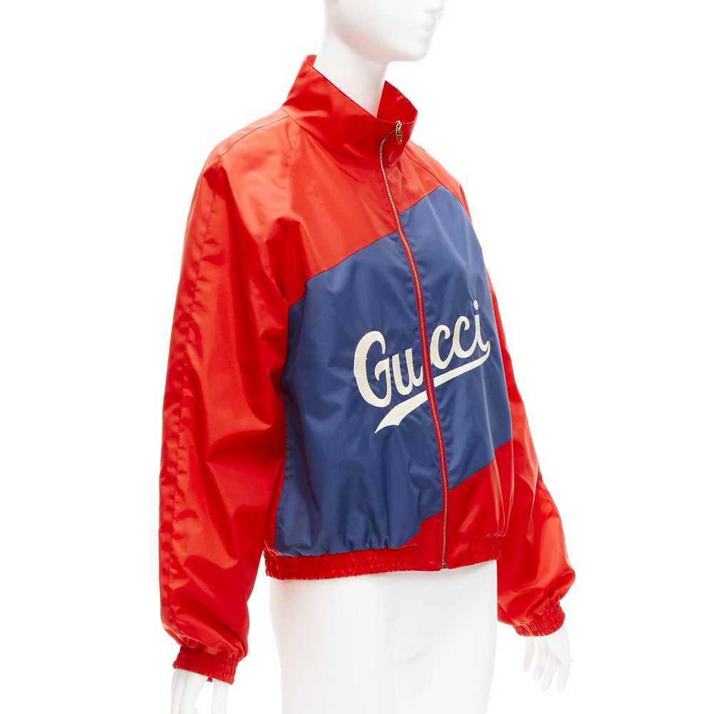 Gucci GUCCI 2020 Script logo red blue nylon track… - image 4