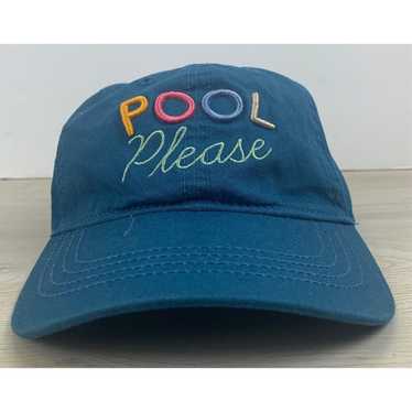 Other Pool Please Hat Blue Adjustable Adult Hat Ad