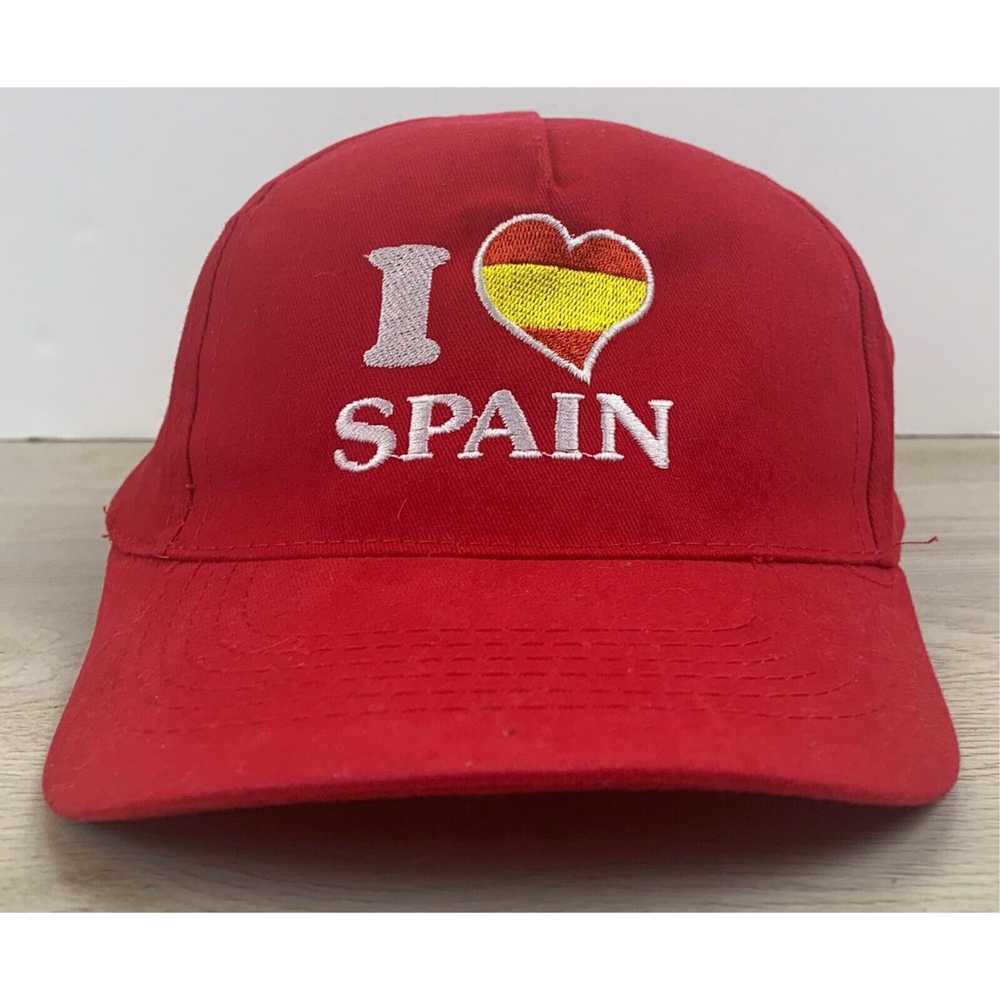 Other I Love Spain Hat Red Adjustable Adult Hat B… - image 1