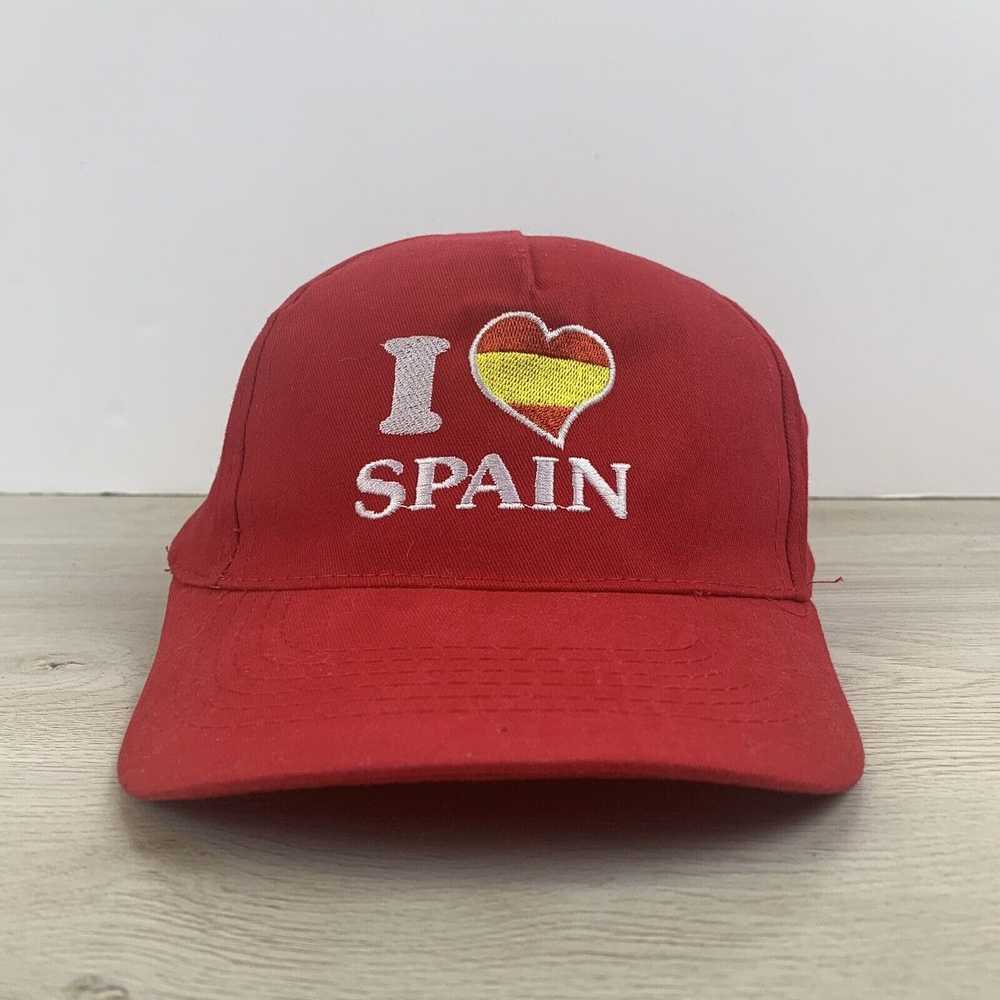 Other I Love Spain Hat Red Adjustable Adult Hat B… - image 3