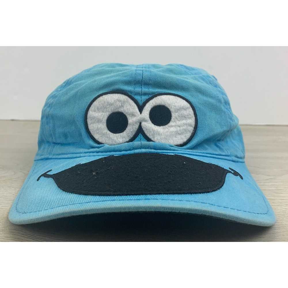 Other Cookie Monster Hat Blue Adjustable Adult Ha… - image 1