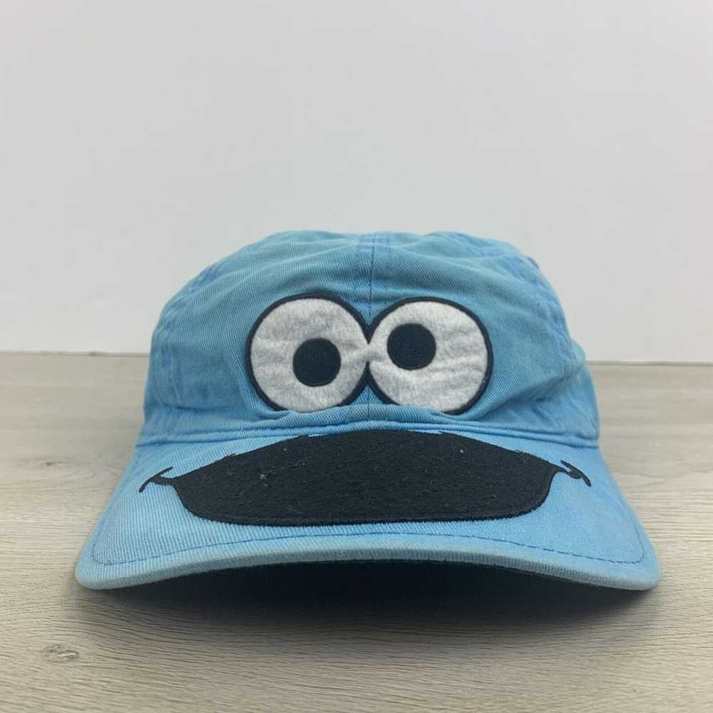 Other Cookie Monster Hat Blue Adjustable Adult Ha… - image 2