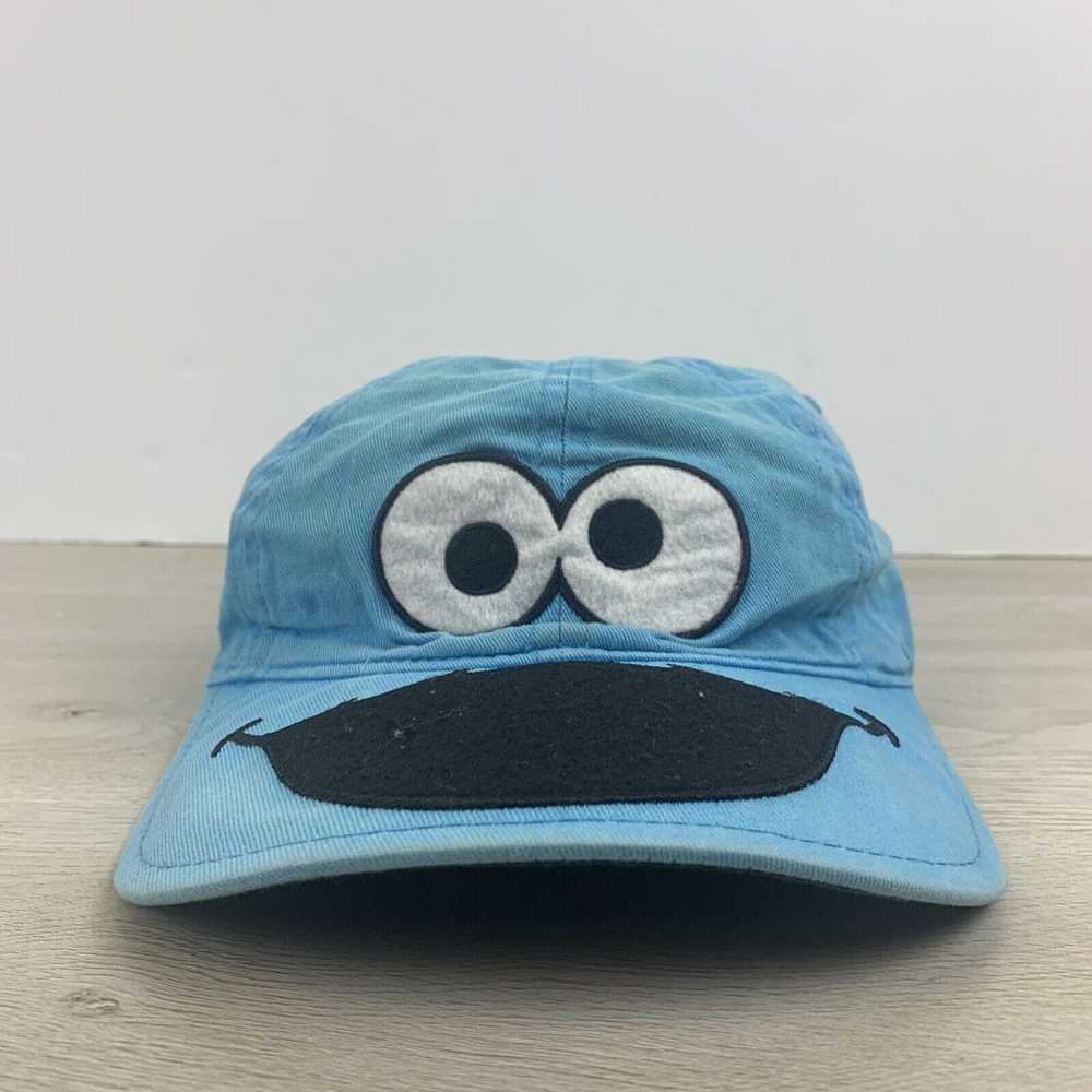 Other Cookie Monster Hat Blue Adjustable Adult Ha… - image 3