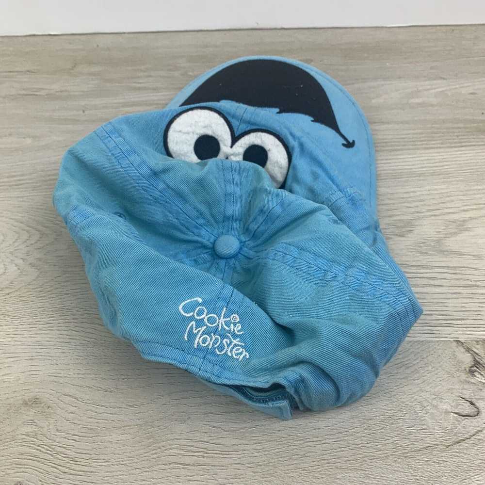 Other Cookie Monster Hat Blue Adjustable Adult Ha… - image 7
