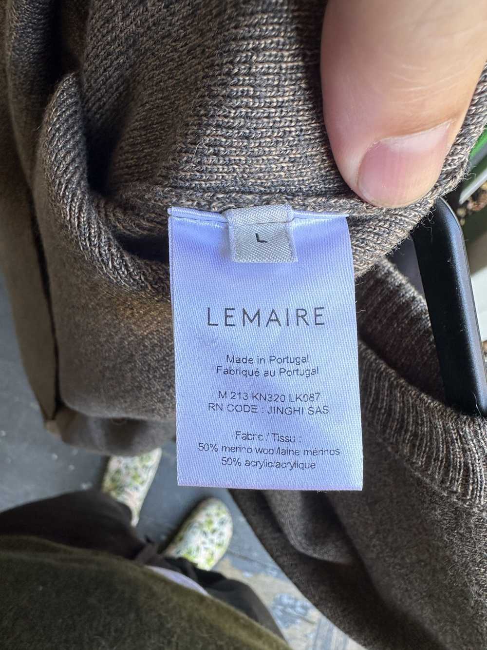 Lemaire UNISEX- Flat Edge Merino Knit - French Gr… - image 4