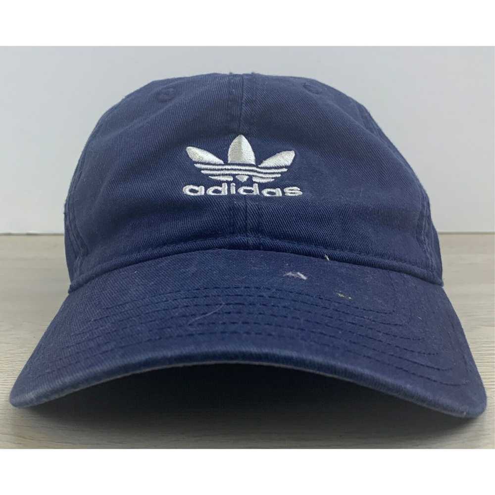 Adidas Adidas Blue Hat Blue Adidas Adjustable Adu… - image 1