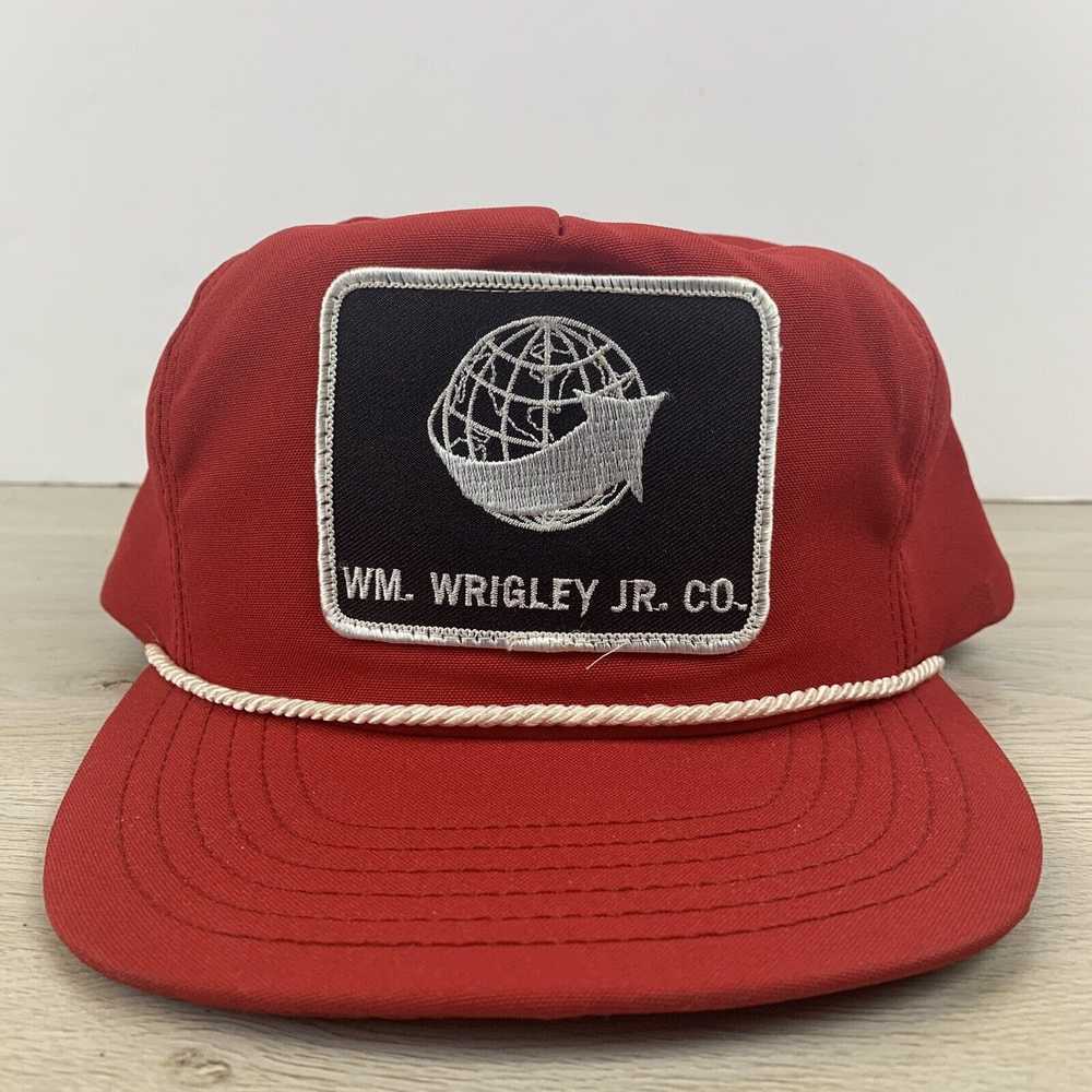 Other WM Wrigley Jr Hat Red Hat Adjustable Hat Ad… - image 3