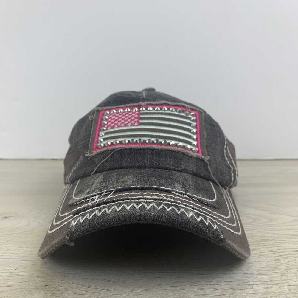 Other USA Flag Hat Gray Adjustable Adult Hat Adju… - image 3