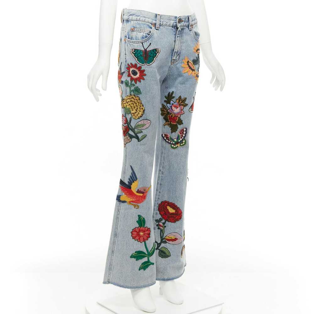 Gucci GUCCI Alessandro Michele flower embroidery … - image 3