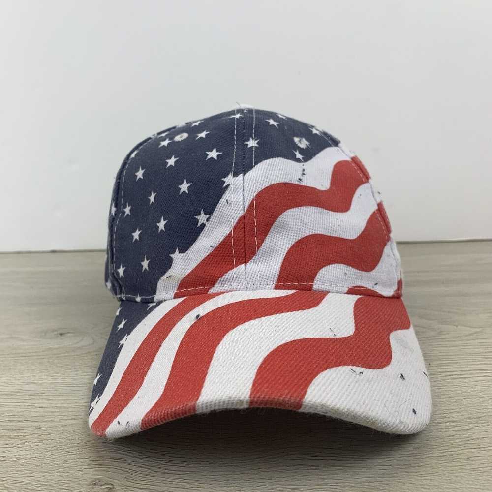 Other USA Hat Red White Stars Blue Hat Adjustable… - image 2