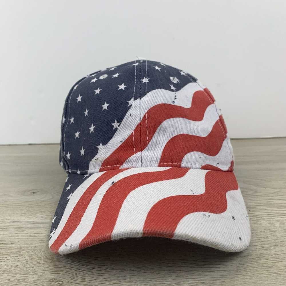 Other USA Hat Red White Stars Blue Hat Adjustable… - image 3