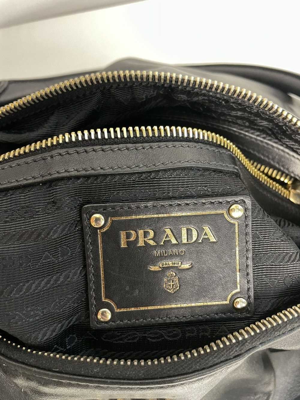 Luxury × Prada × Vintage PRADA Black Soft Lux Cal… - image 11