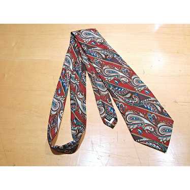 Givenchy Monsieur Givenchy 100% Silk Necktie Red … - image 1