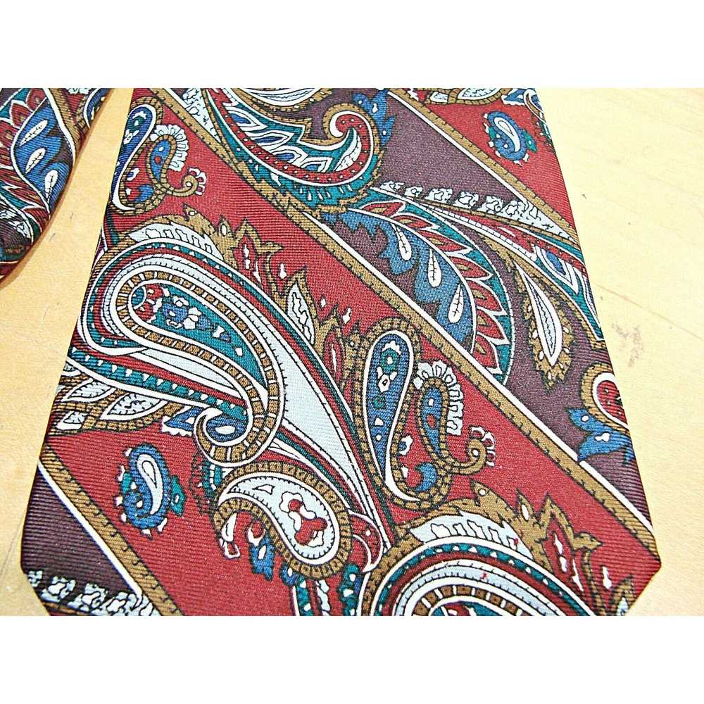 Givenchy Monsieur Givenchy 100% Silk Necktie Red … - image 2