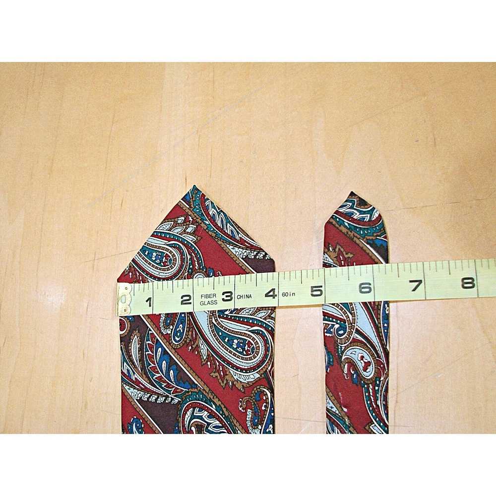 Givenchy Monsieur Givenchy 100% Silk Necktie Red … - image 6