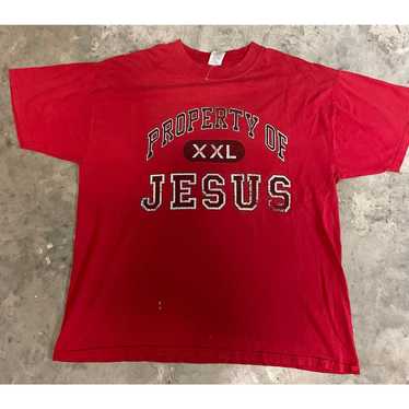 Jerzees Vintage Property of Jesus T-Shirt - image 1
