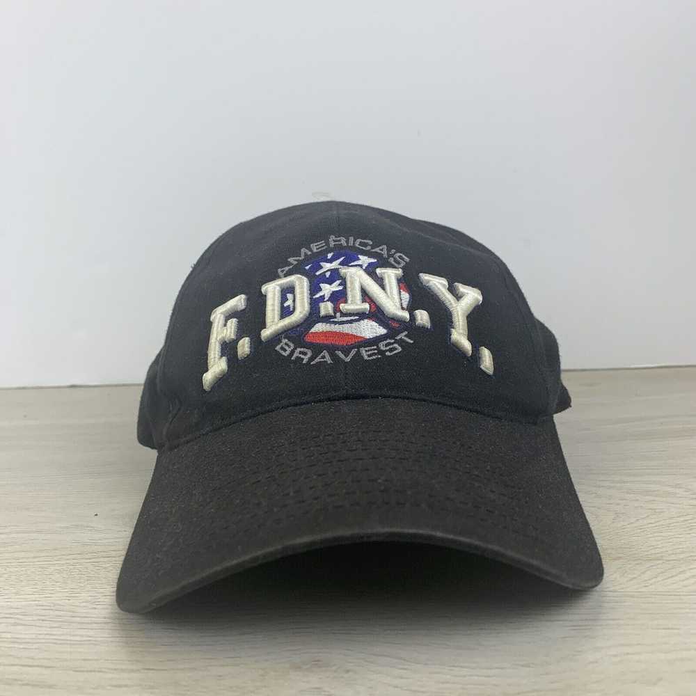 Other FDNY Hat Americas Bravest Black Adjustable … - image 2