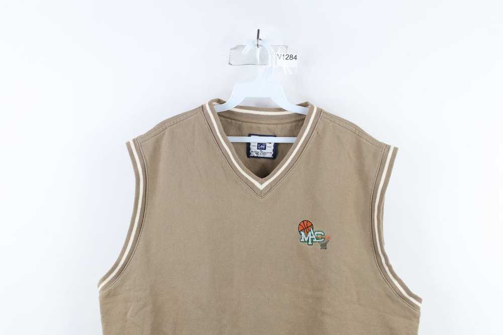 Vintage Vintage 90s Basketball V-Neck Sweatshirt … - image 2