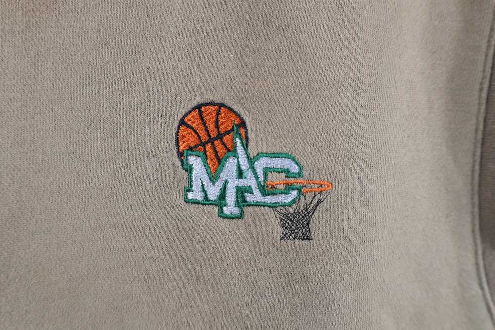 Vintage Vintage 90s Basketball V-Neck Sweatshirt … - image 4