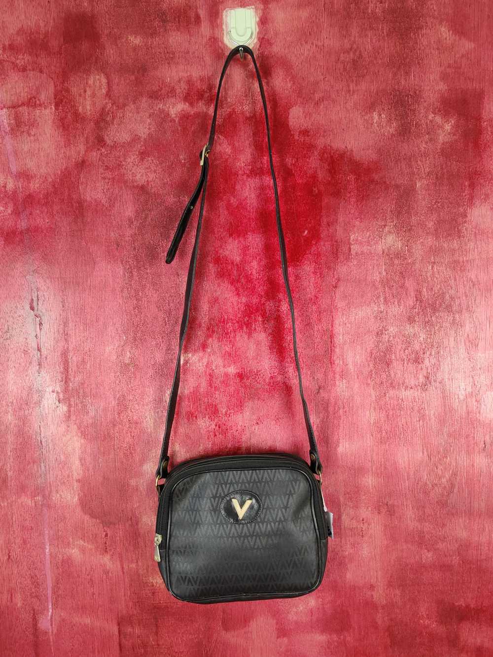 Bag × Japanese Brand Mario Valentino Black Crossb… - image 1