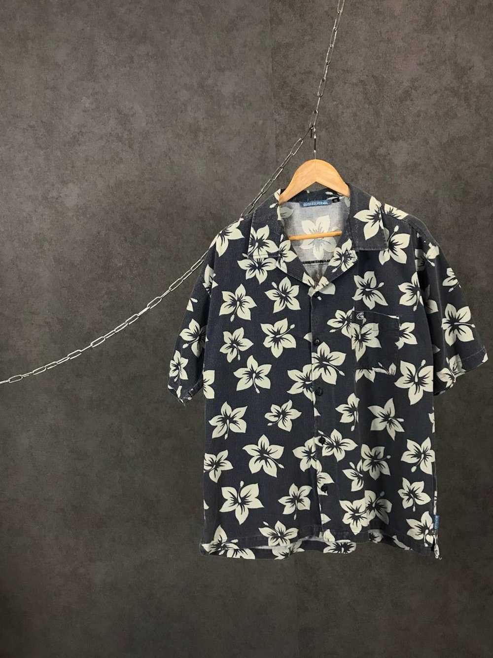 Hawaiian Shirt × Quiksilver × Vintage Quiksilver … - image 1