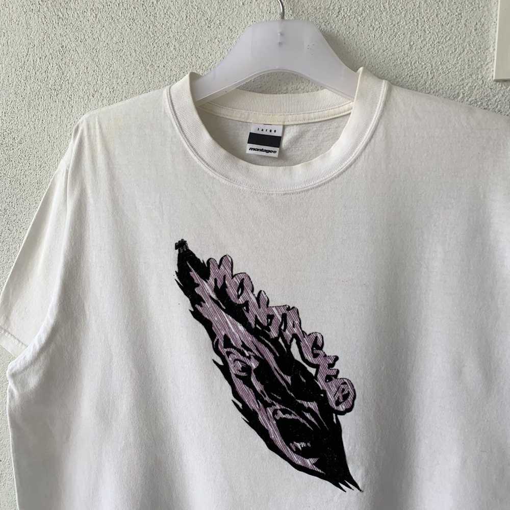 Japanese Brand × Montage MONTAGE t shirt spell ou… - image 4