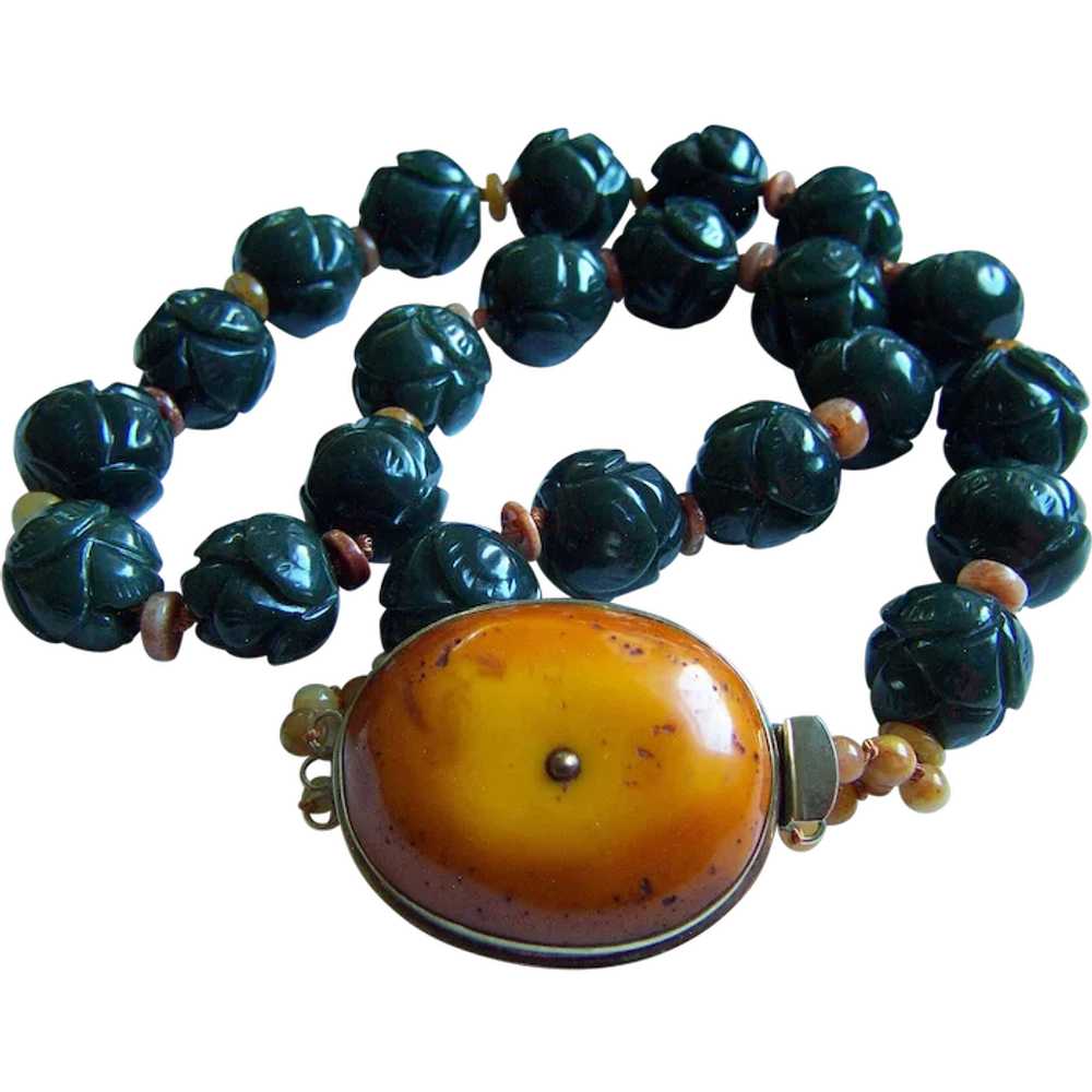 ONE OF A KIND - Estate Vintage Chinese Hetian Nep… - image 1