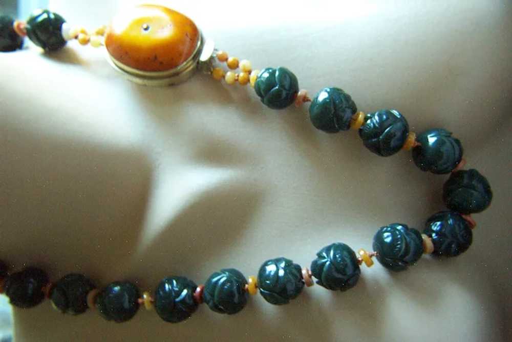 ONE OF A KIND - Estate Vintage Chinese Hetian Nep… - image 5