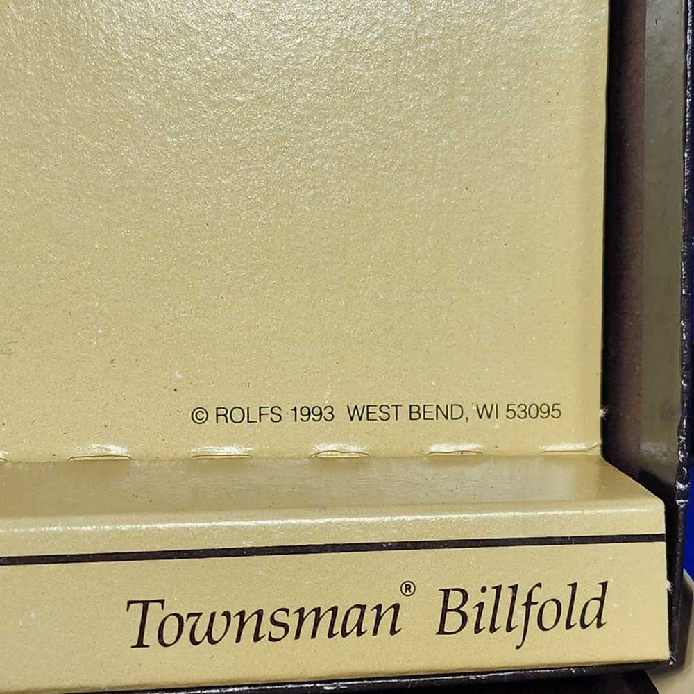Rolfs Townsman Billfold - Black - Cowhide - NEW w… - image 6
