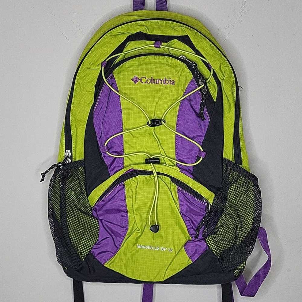 Columbia RARE Masello LS BP 25 Backpack Green Pur… - image 1