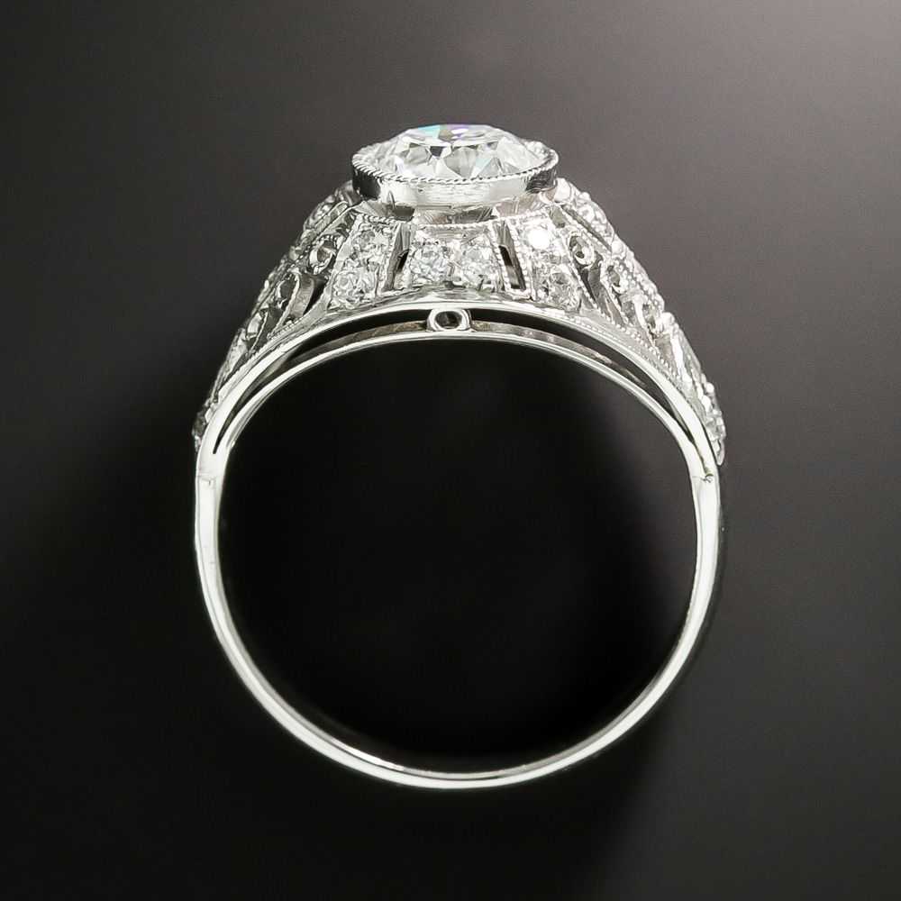 Edwardian-Style .99 Carat Diamond Engagement Ring… - image 3