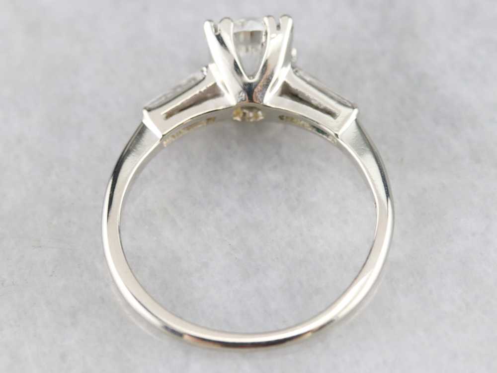 Stunning Retro Era Diamond Engagement Ring - image 3