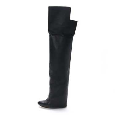 GIVENCHY Calfskin Newton Over The Knee Boots 35.5… - image 1