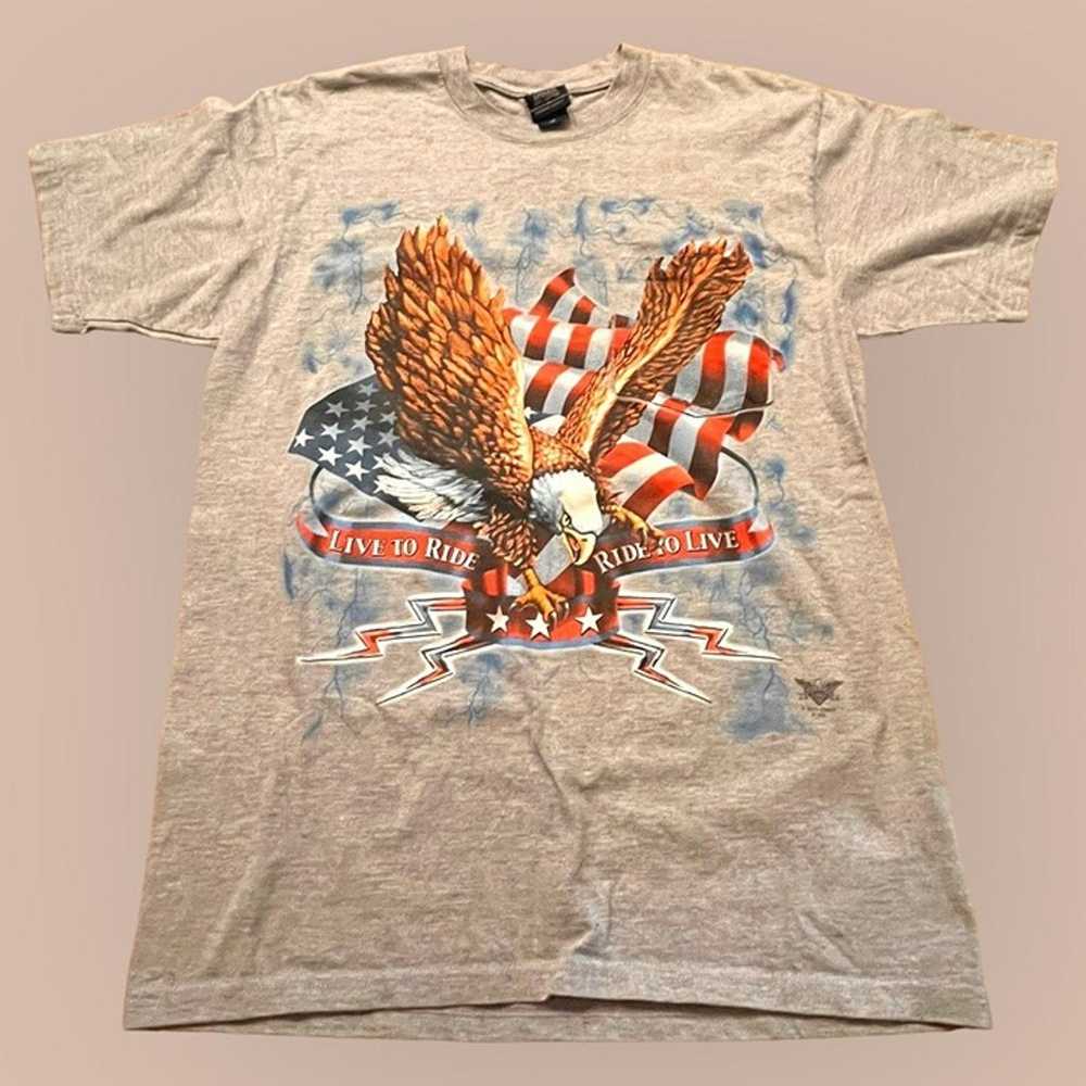 American Bikers T Shirt M - image 1