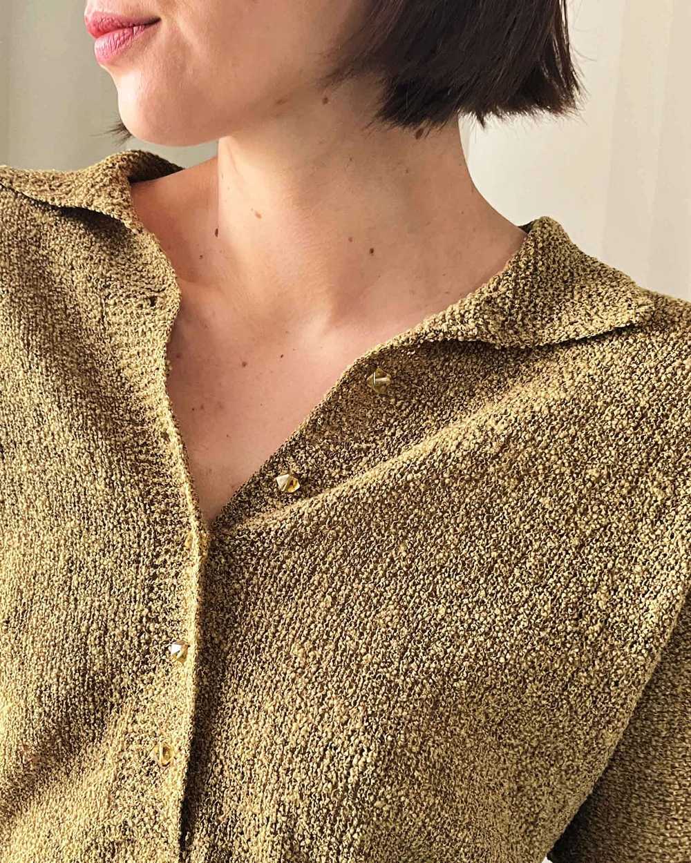 40s Textured Wool Sweater - image 2