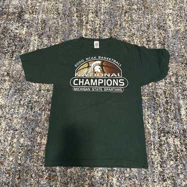 2000 Logo 7 Michigan State National Champions Shir
