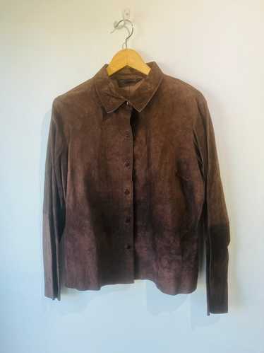 Vintage Express Chocolate Brown Suede Jacket