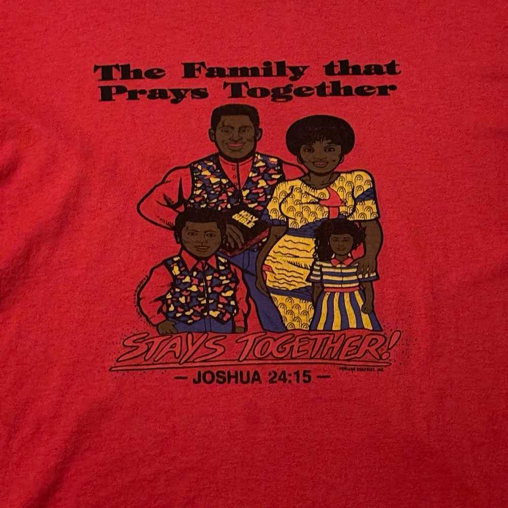 Vintage 90s Gospel Bible Verse Joshua 24:15 The F… - image 2