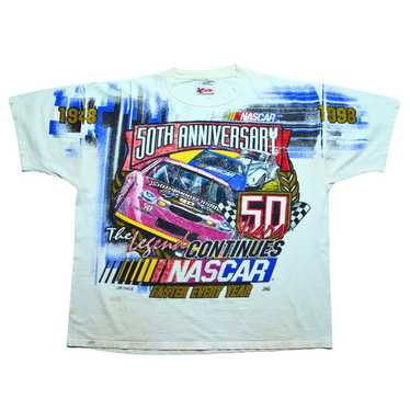 Vintage NASCAR All Over Print (AOP) 90s T-Shirt [… - image 1