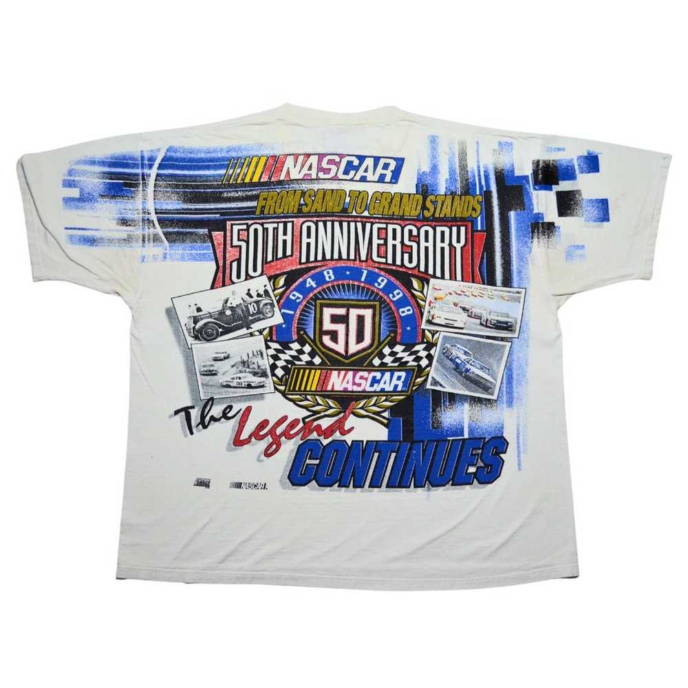 Vintage NASCAR All Over Print (AOP) 90s T-Shirt [… - image 2