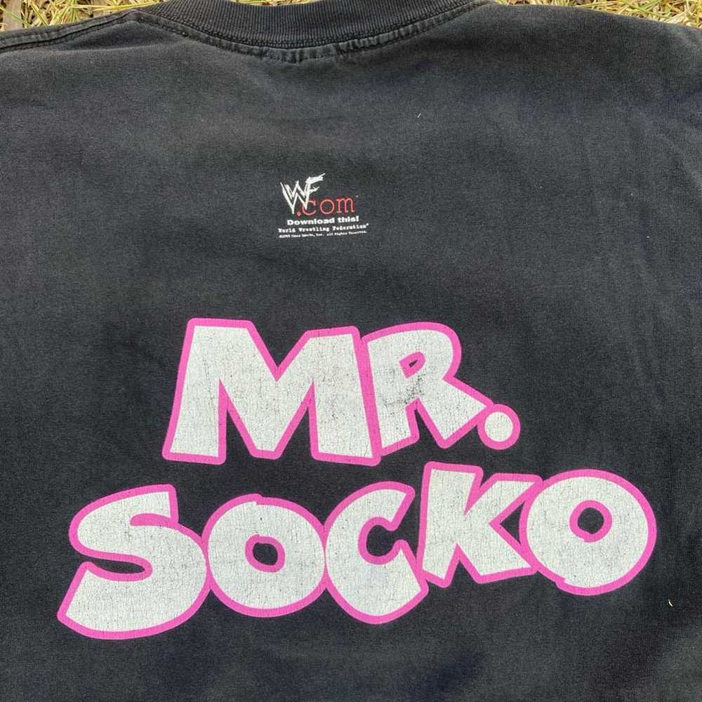 WWF Mr Socko Rare vintage 90’s shirt - image 2