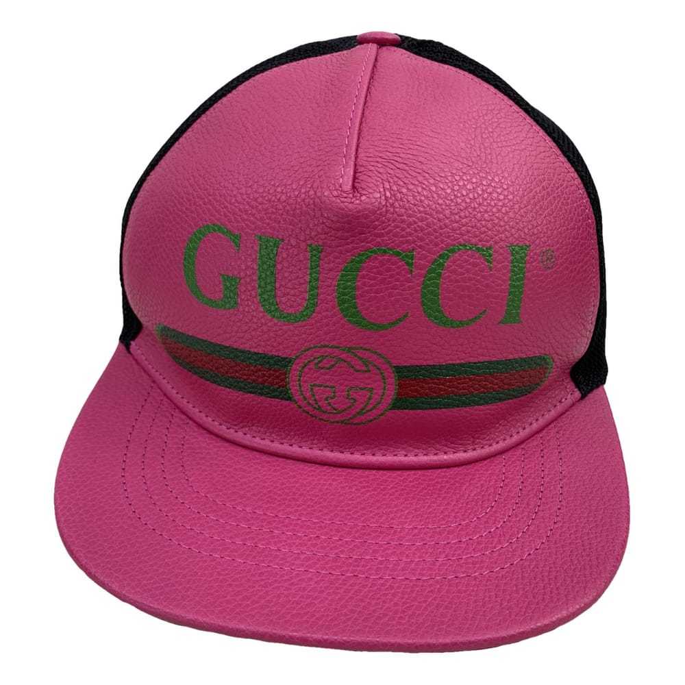 Gucci Leather cap - image 1