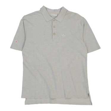 Adidas Polo Shirt - Medium Grey Cotton - image 1