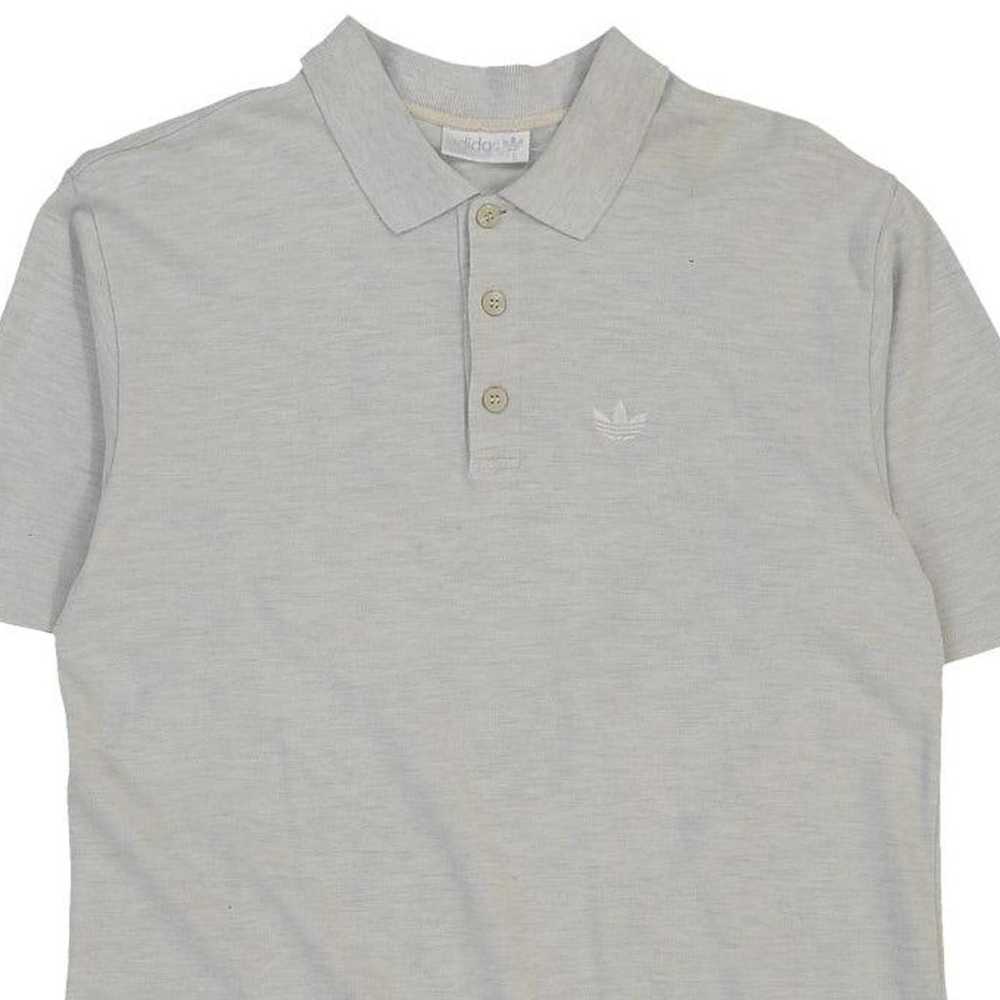 Adidas Polo Shirt - Medium Grey Cotton - image 3