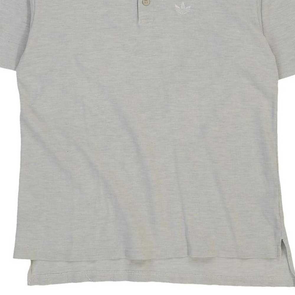 Adidas Polo Shirt - Medium Grey Cotton - image 4