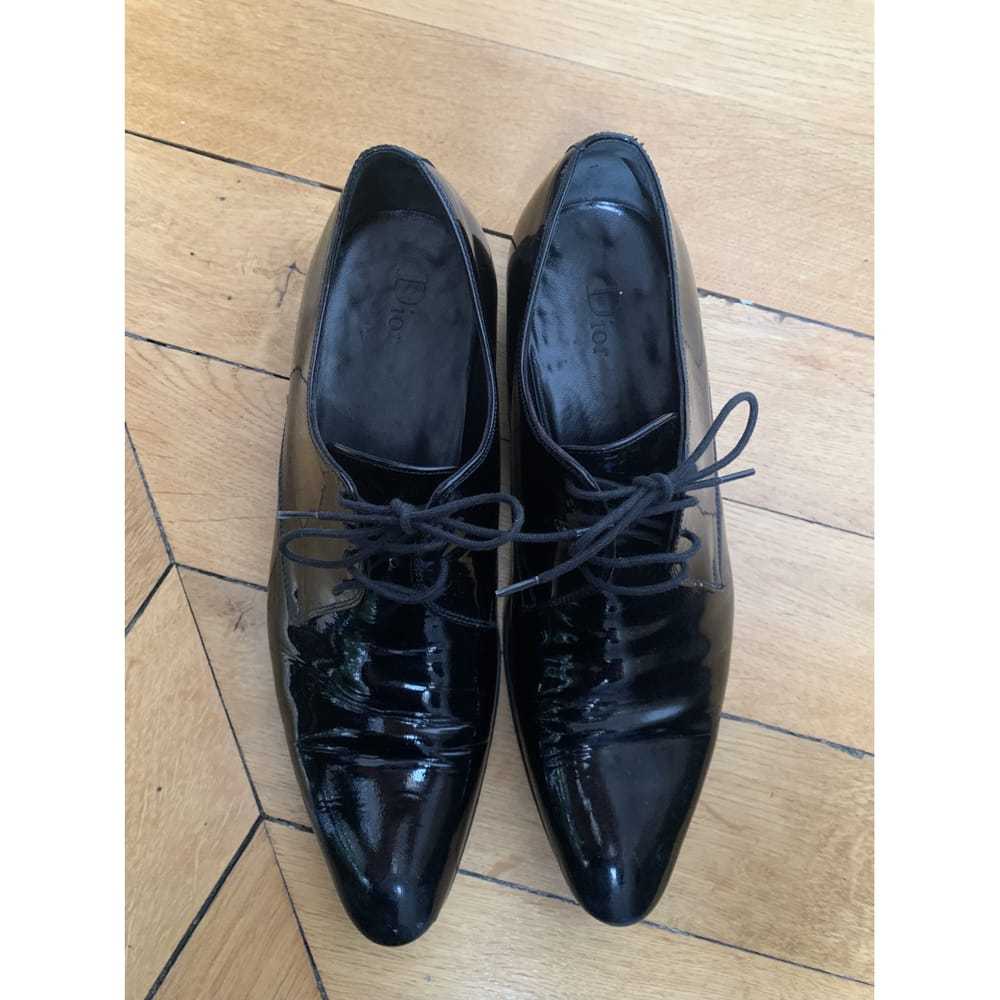 Dior Homme Patent leather lace ups - image 4